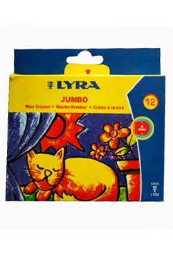Lyra Jumbo Crayons 12 Colour