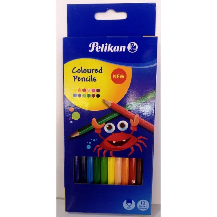 Pelikan Coloured Pencils Long 12 Colours (998-286)