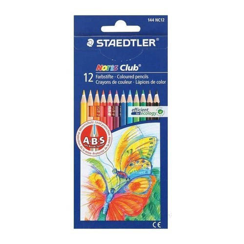 Staedtler Water Colour Pencil 12 Long Noris Club New
