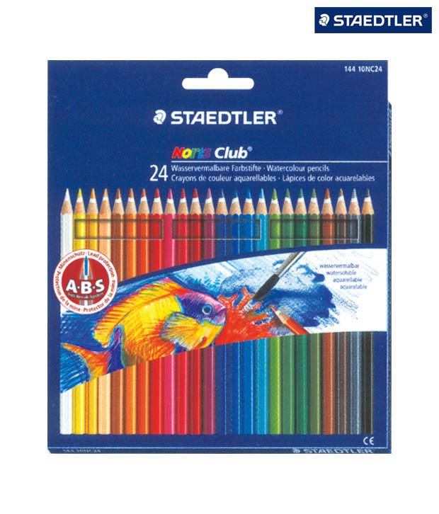 Staedtler Water Colour Pencil 24 Long Noris Club