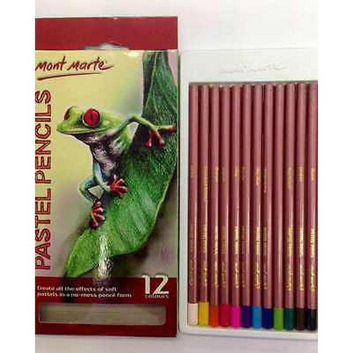 Mont Marte Pastel Pencils MPN0098 12 Pcs
