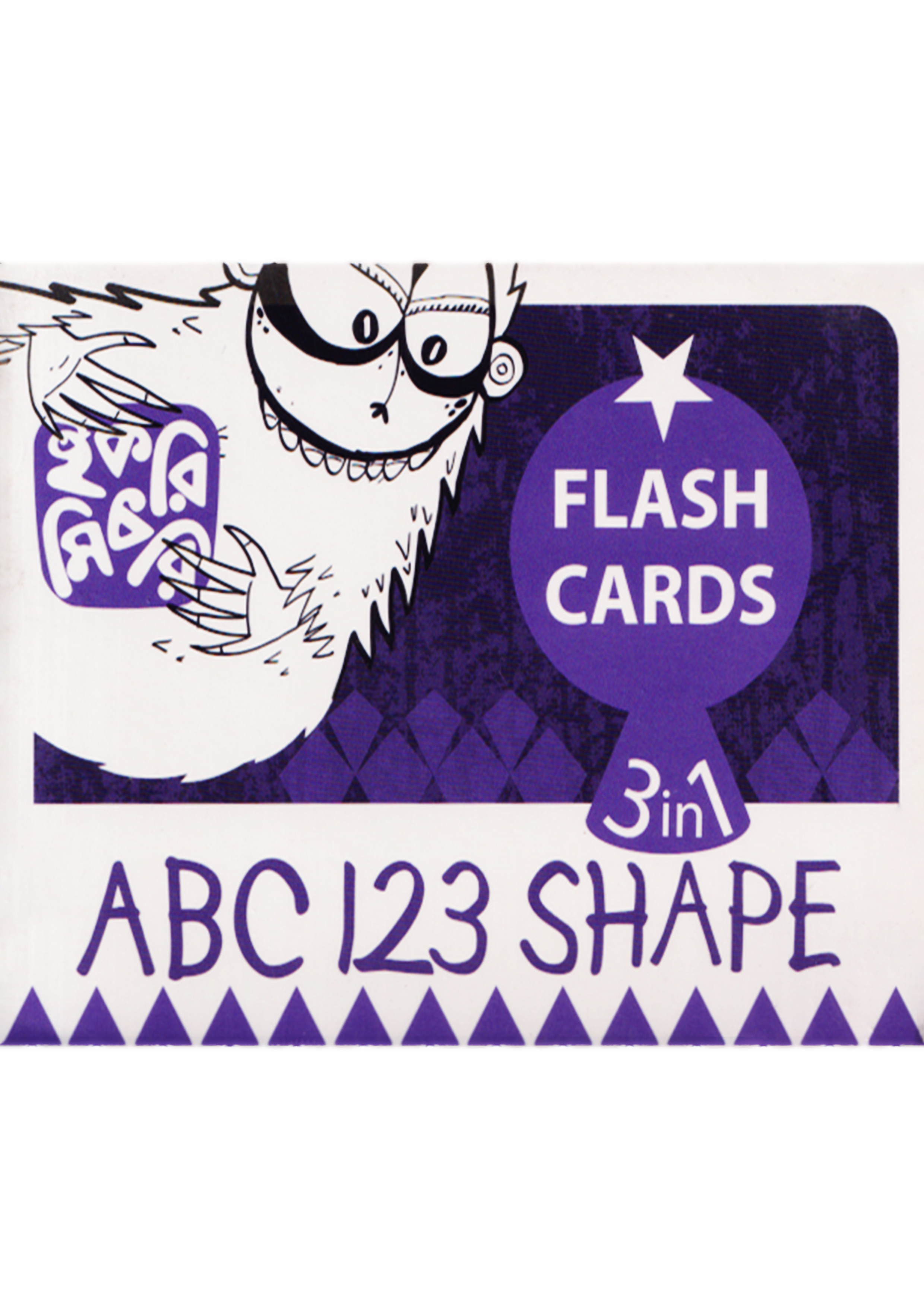 Flash Cards 3 In 1 ABC 123 Shape : রামিন দেওয়ান - Flash Cards 3 In 1