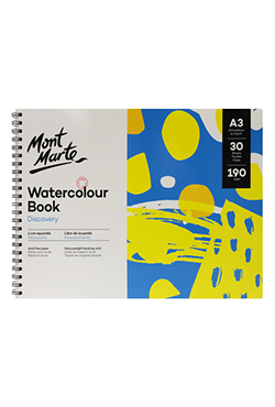 Mont Marte Watercolour Book Discovery A3 190gsm (MSB0121)