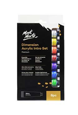 Mont Marte Dimension Acrylic Paint Intro Set Premium (PMDA8181)