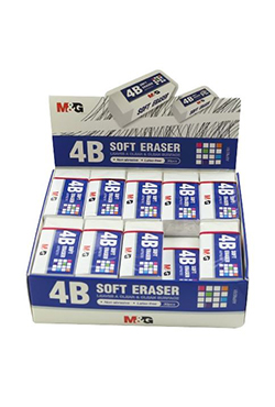 AXPN0759 Soft White Eraser 65*24*11mm Per Each
