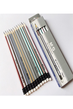 M&G AWP30914 2B High Quality Triangle Shape Wooden Pencil Per Each