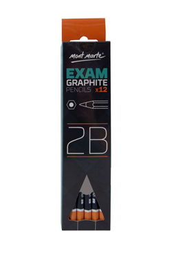 Mont Marte PNX0002 Exam Graphite 2B Pencil Per Each