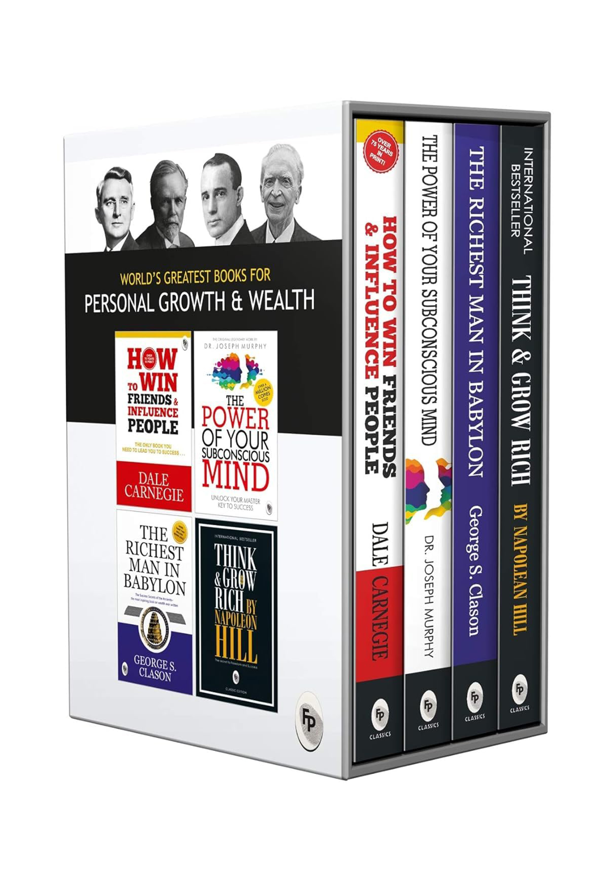 Worlds Greatest Books For Personal Growth and Wealth (Set of 4 Books)