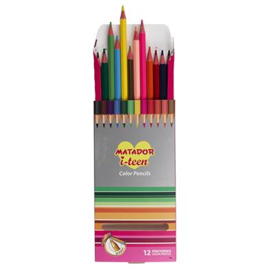 Matador i-teen Color Pencils 12 (Full Size)