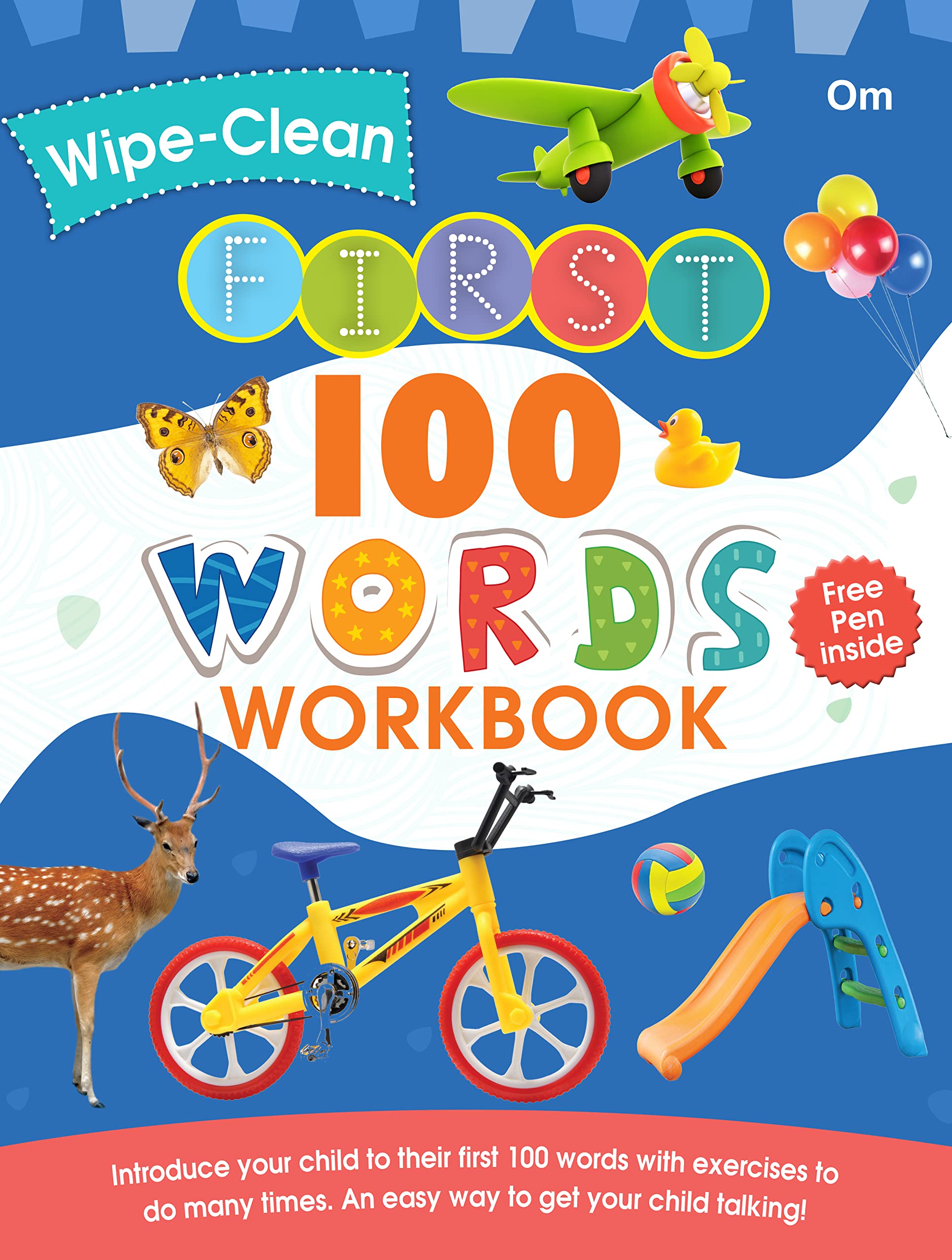 Wipe Clean First 100 Words Workbook ওম বুকস (সম্পাদক) Wipe Clean
