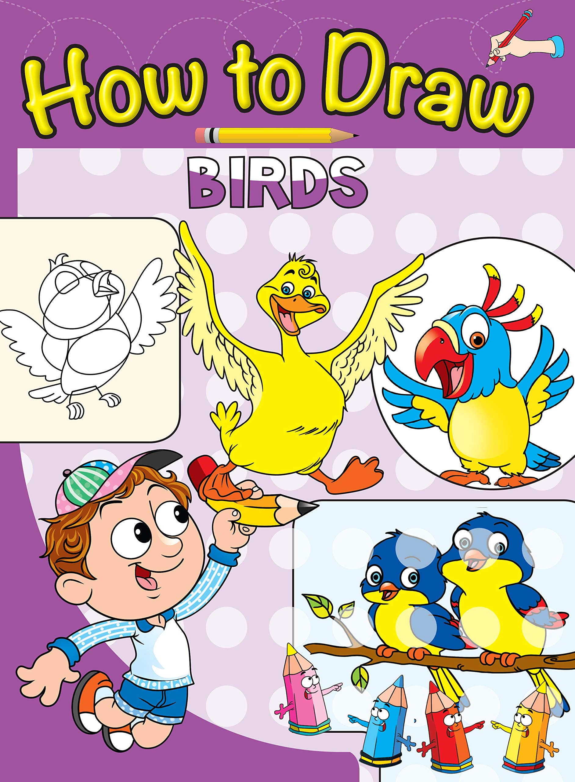 How to Draw Birds ওম বুকস (সম্পাদক) How to Draw Birds Om Books