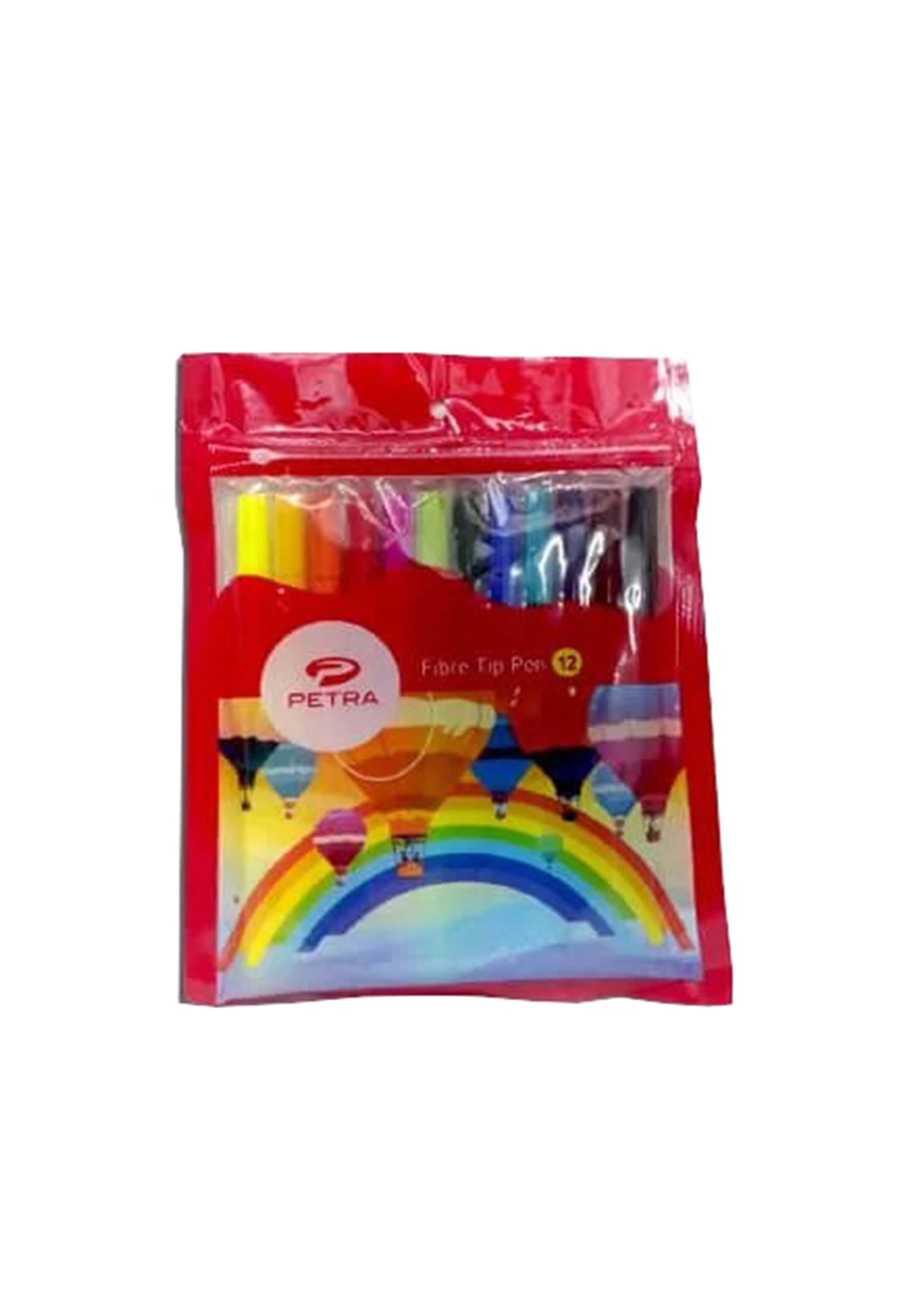 Petra Fiber Tip Pen- 12 Color (Assorted) -PFTP0012