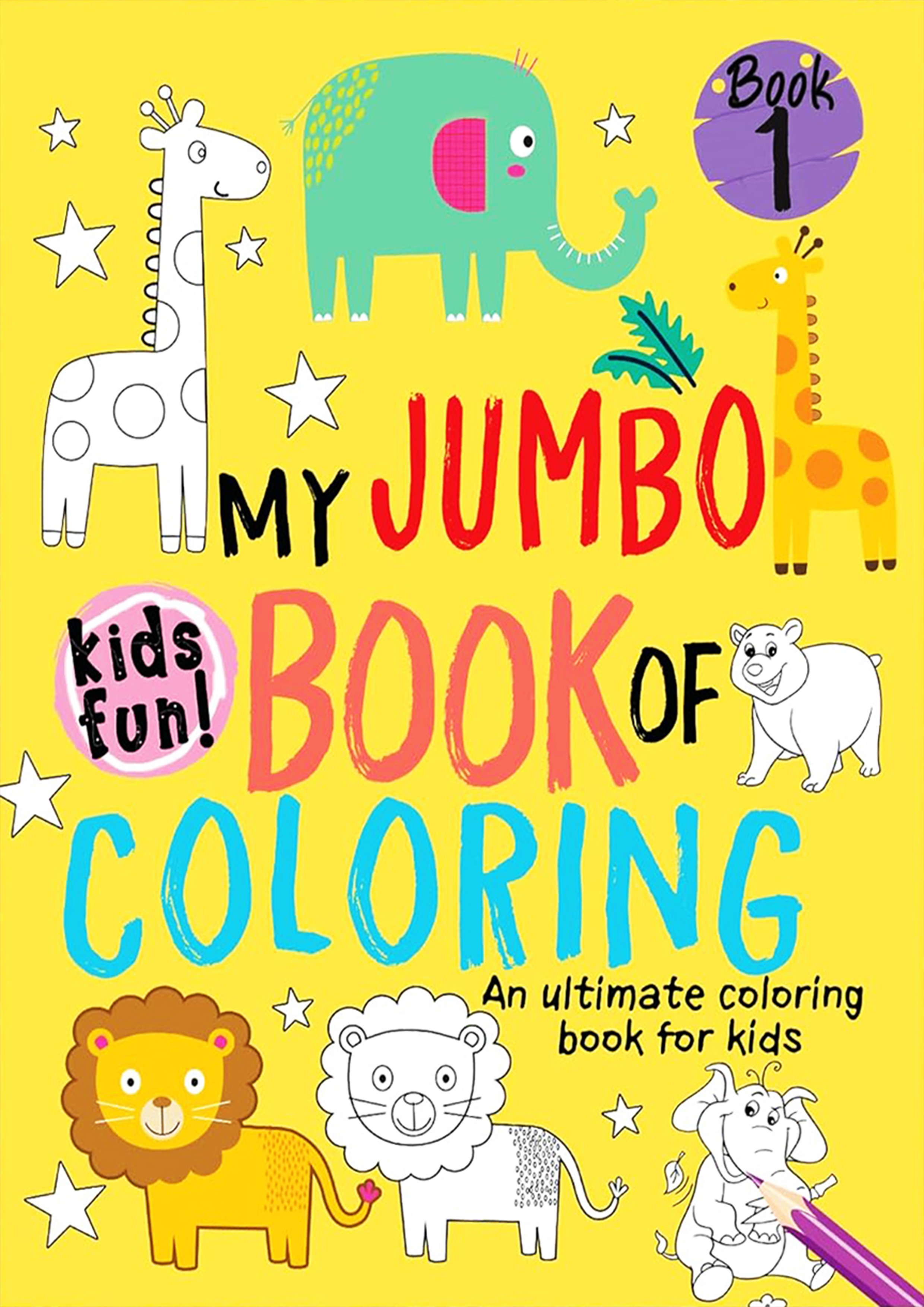 My Jumbo Book of Colouring -1 (পেপারব্যাক)