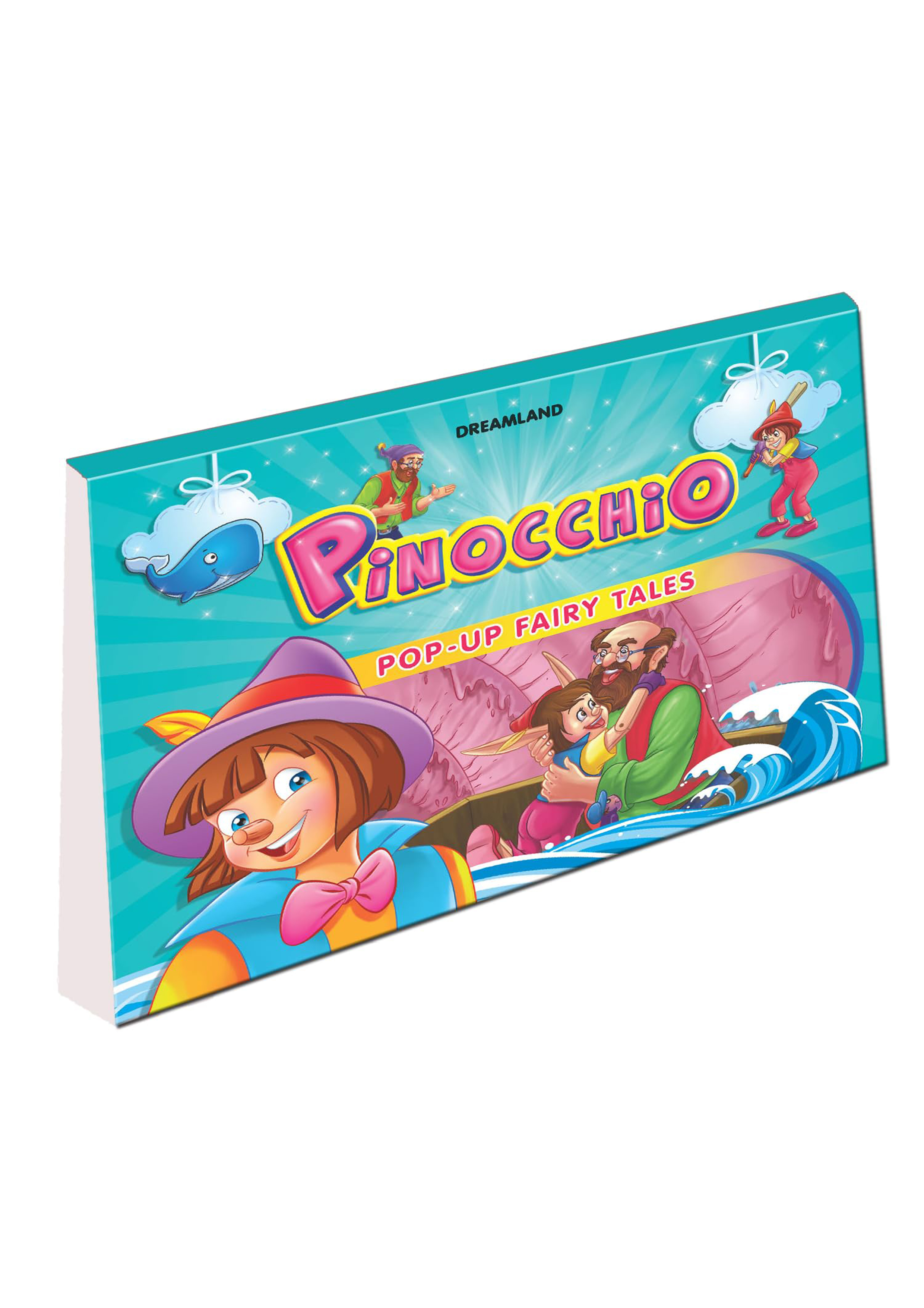 Dreamland  Pop Up Fairy Tales: Pinocchio (হার্ডকভার)