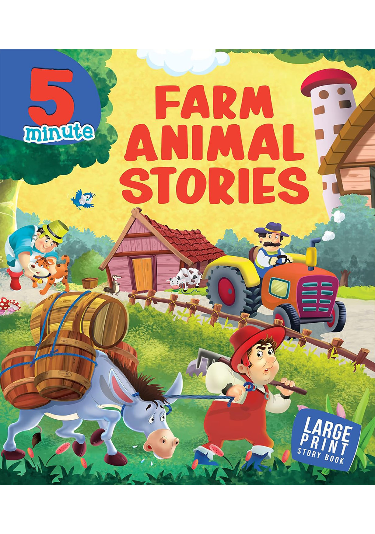 5 Minute Farm Animal Stories : Large Print (পেপারব্যাক)