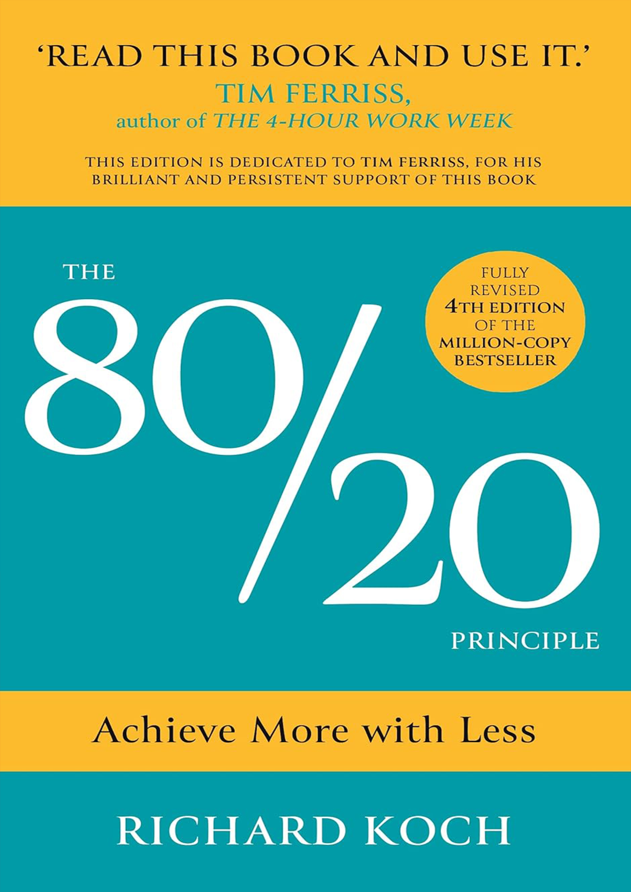 The 80/20 Principle: Achieving More with Less (পেপারব্যাক)