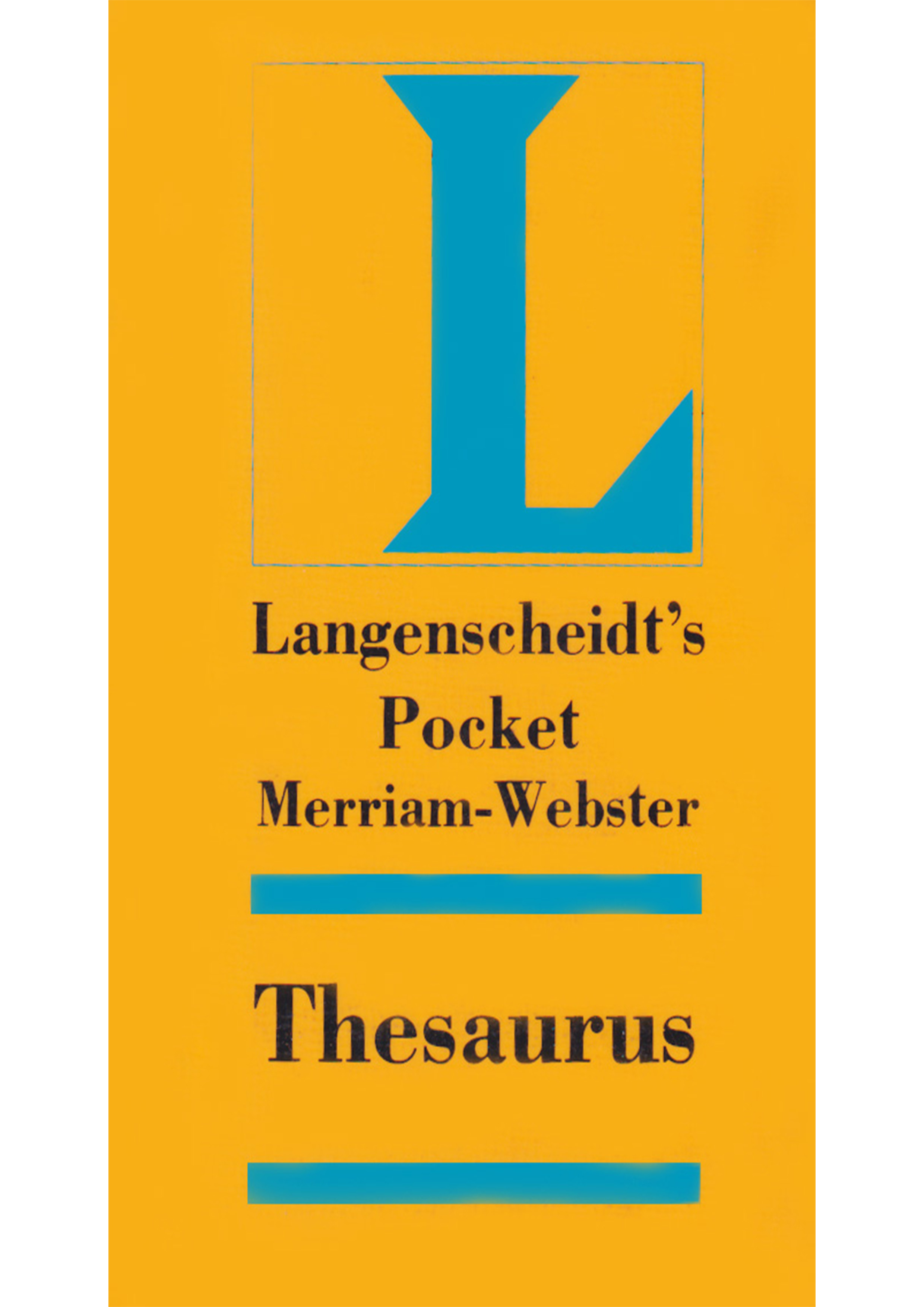Langenscheidts Pocket Merriam - Webster Thesaurus (পেপারব্যাক)