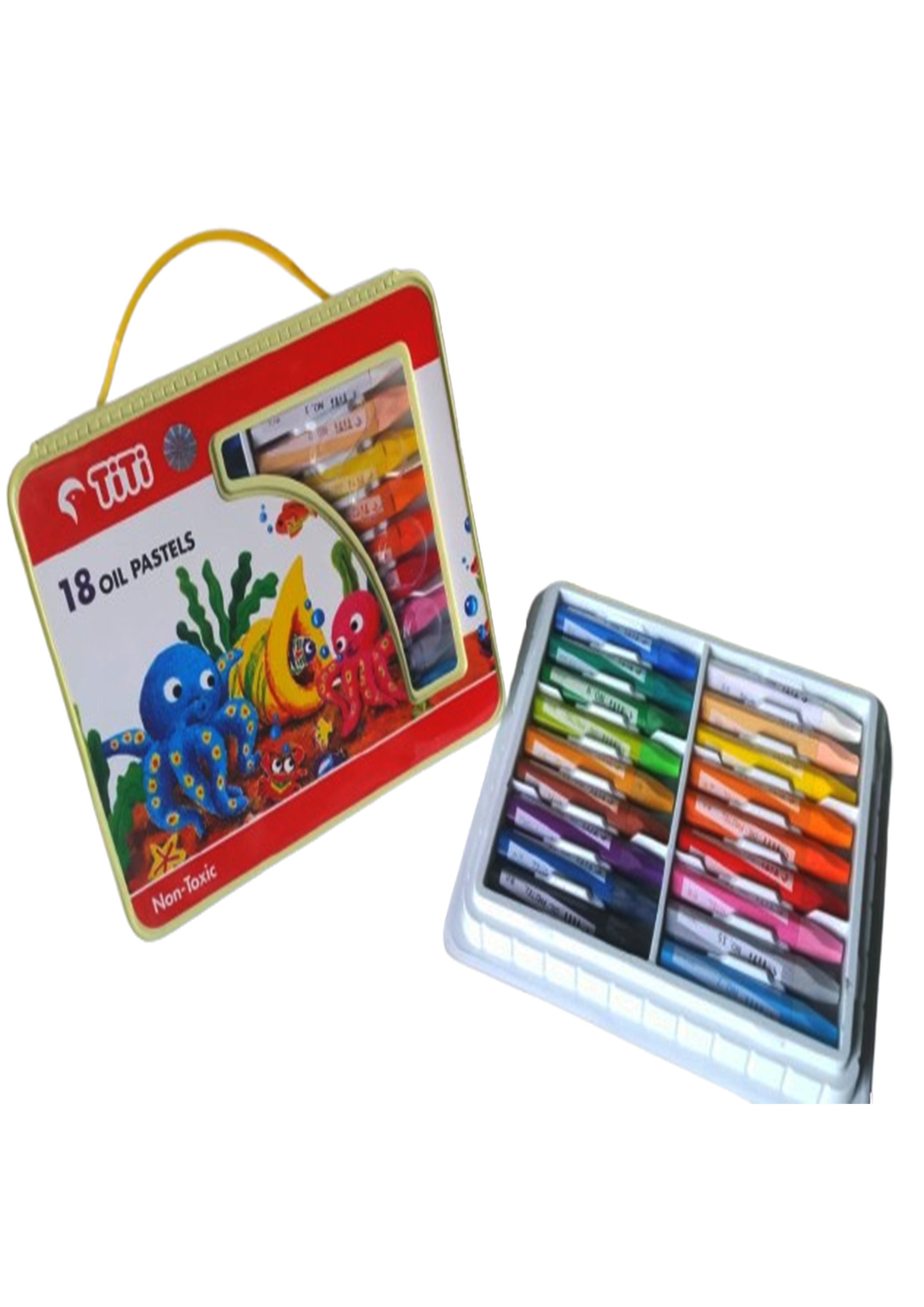 TiTi Oil Pastel 18 Colors (TI-P-18VL) TiTi Oil Pastel 18 Colors (TI-P-18VL)