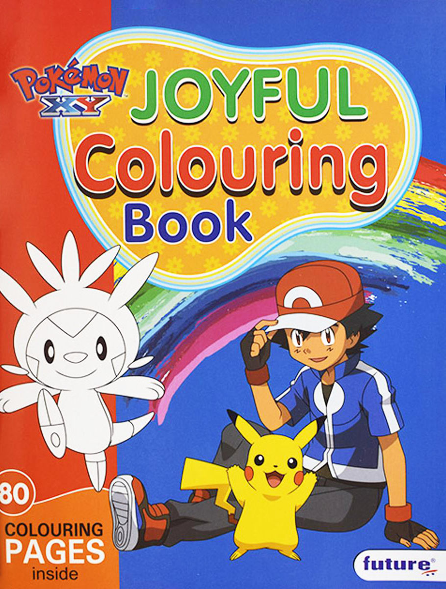 Joyful Colouring Book Pokemon (80 Colouring Pages Inside) (পেপারব্যাক)