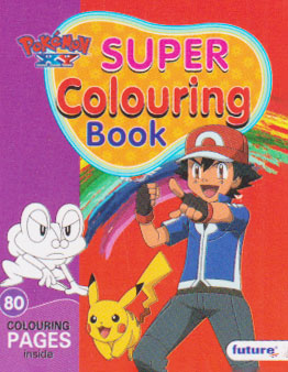 Super Colouring Book Pokemon (80 Colouring Page Inside) (পেপারব্যাক)
