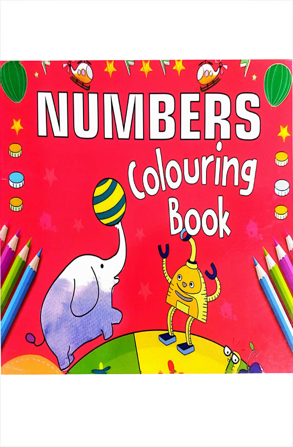 Numbers Colouring Book (পেপারব্যাক)