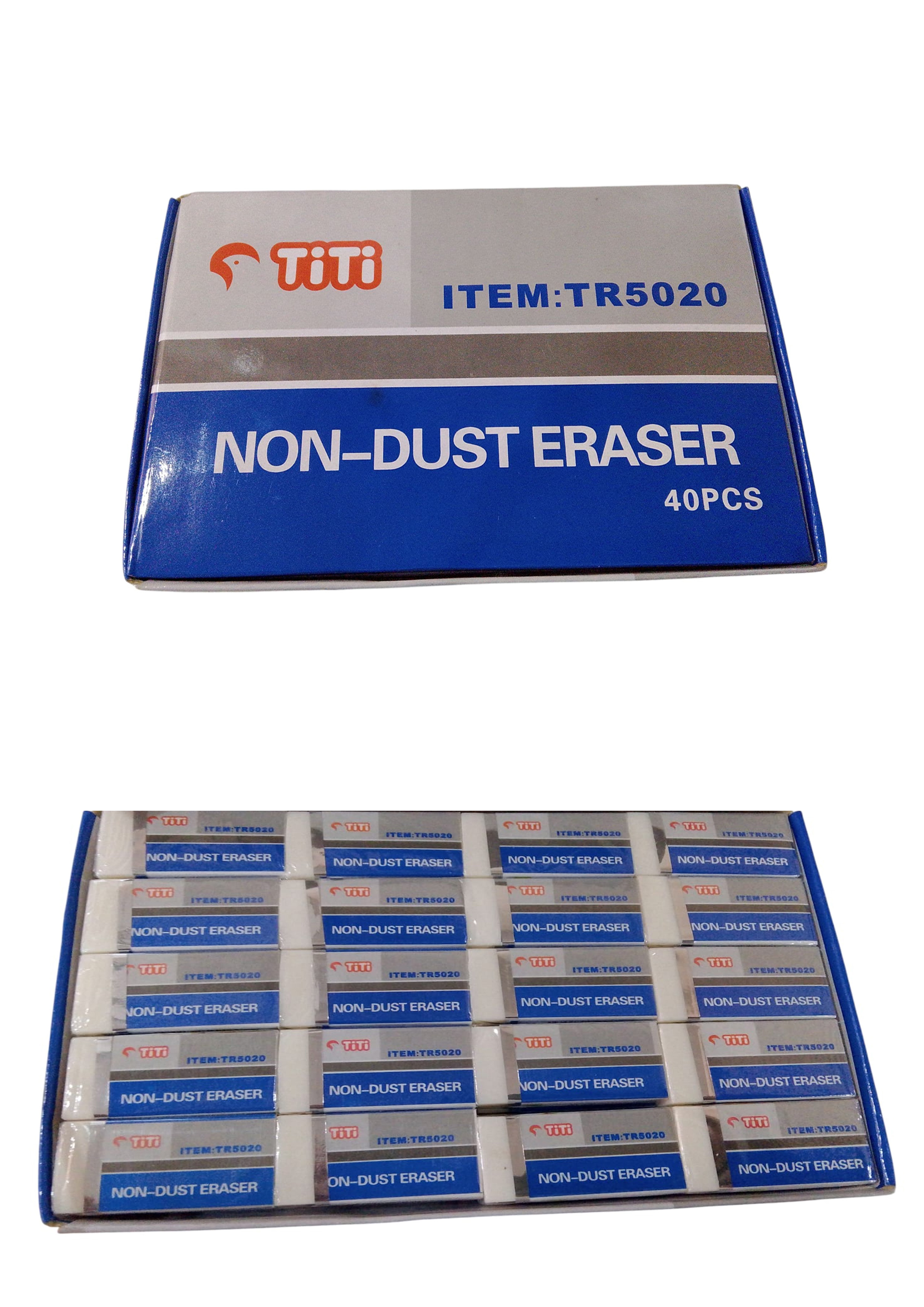 TiTi Non-Dust Eraser TR5020 (1 PCS) TiTi Non-Dust Eraser TR5020 (1 PCS)