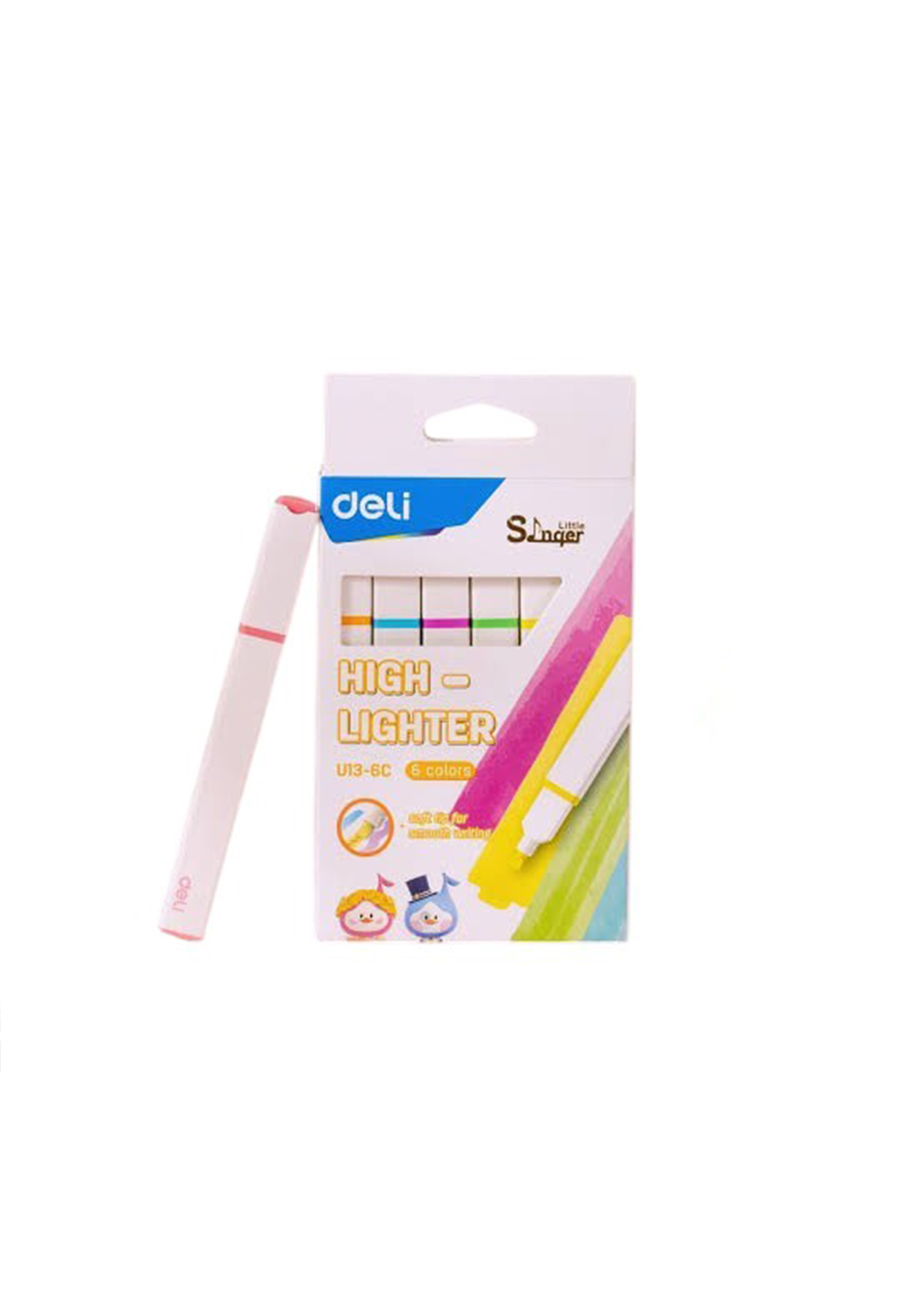 Deli High-Lighter 6 Colors (U13-6C) Set Deli High-Lighter 6 Colors (U13-6C) Set