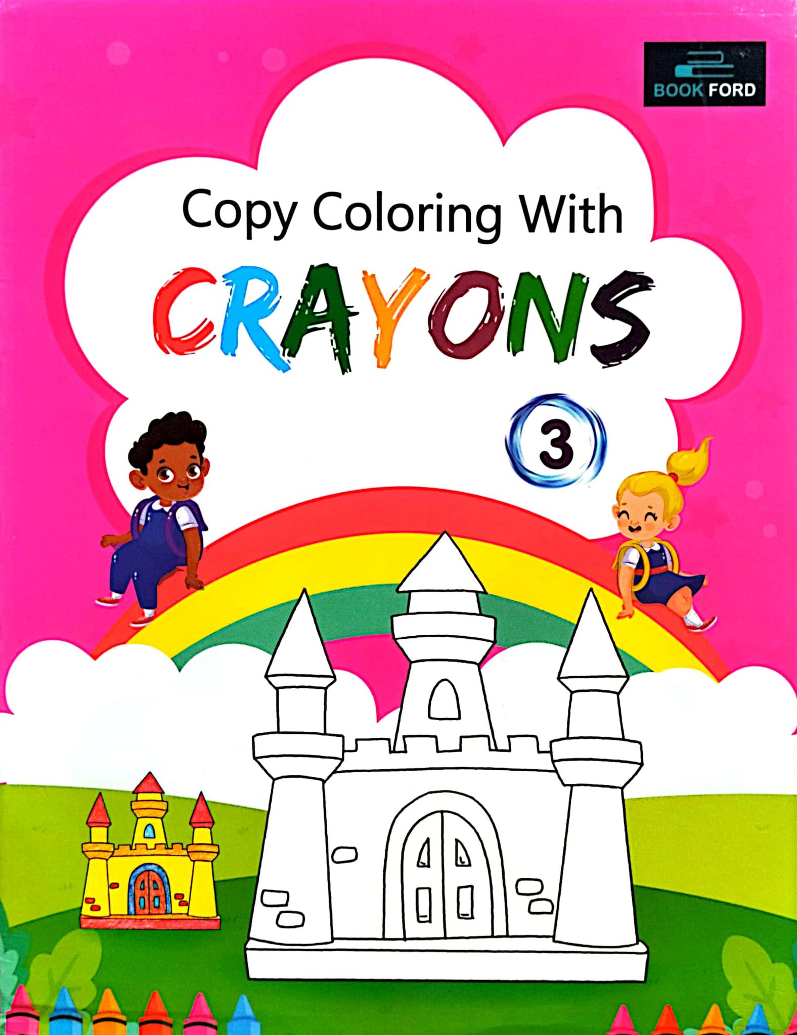 Copy Coloring With Crayons 3 (পেপারব্যাক)