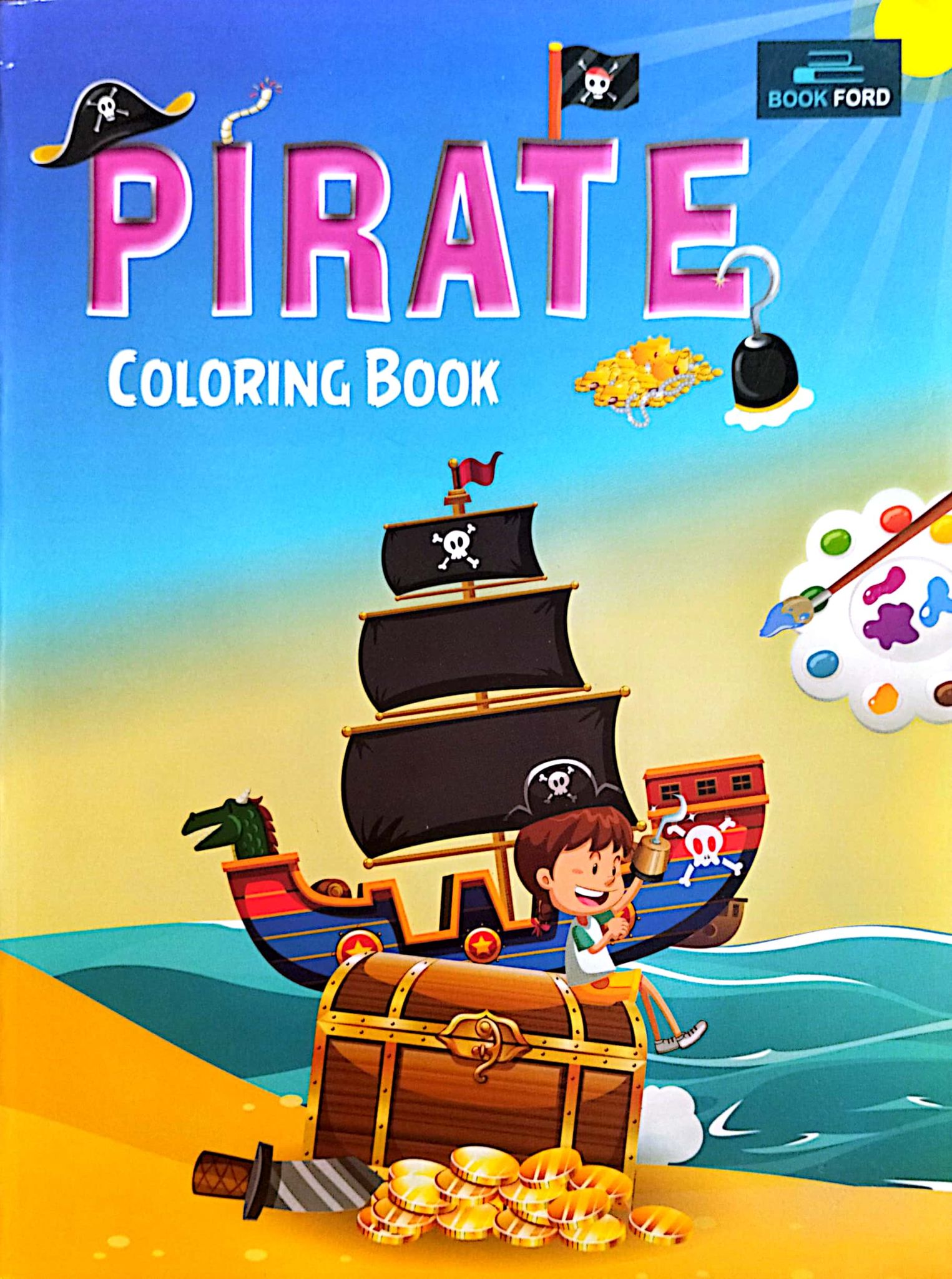 Pirate Coloring Book (পেপারব্যাক)