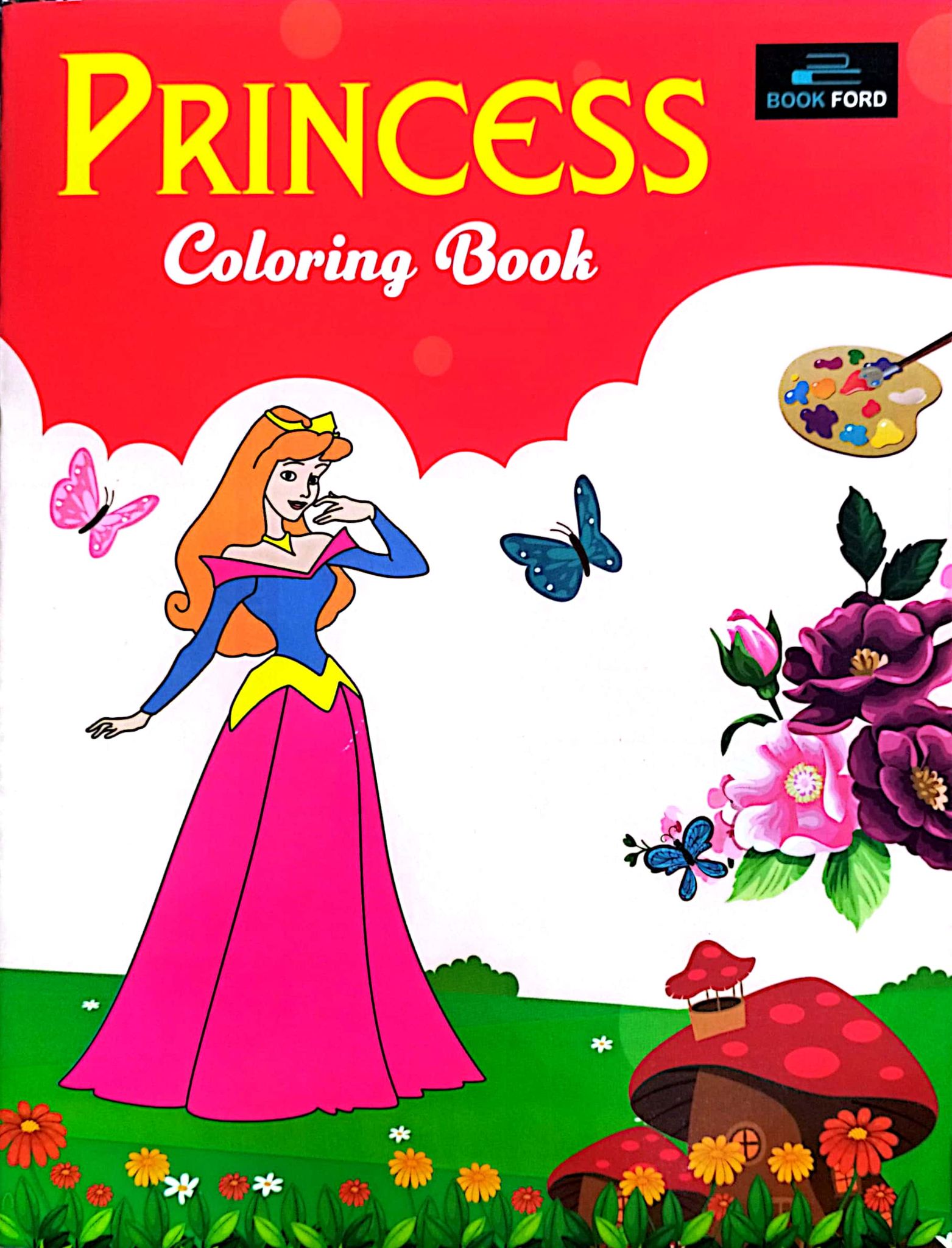 Princess Coloring Book (পেপারব্যাক)