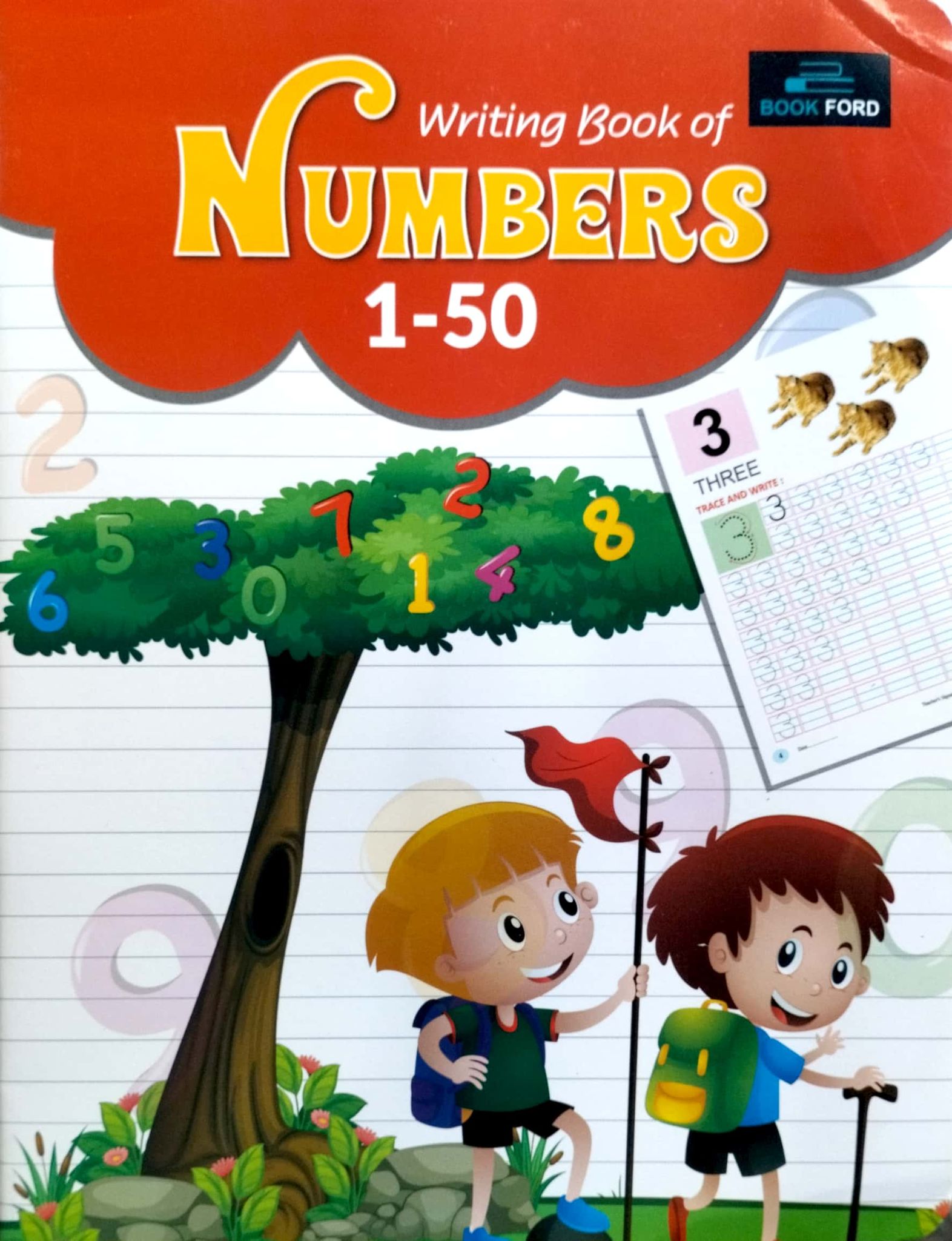 Writing Book Of Numbers 1-50 (পেপারব্যাক)