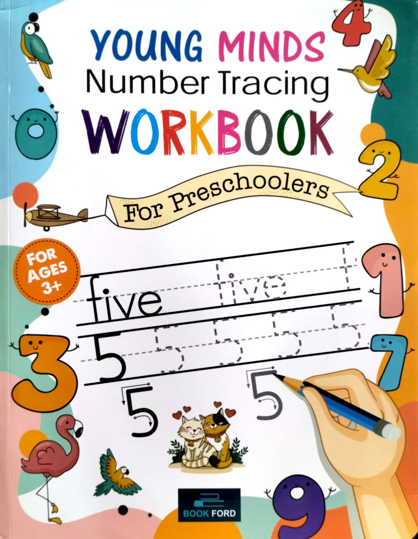 Young Minds Number Tracing Workbook For Preschoolers 5 (পেপারব্যাক)