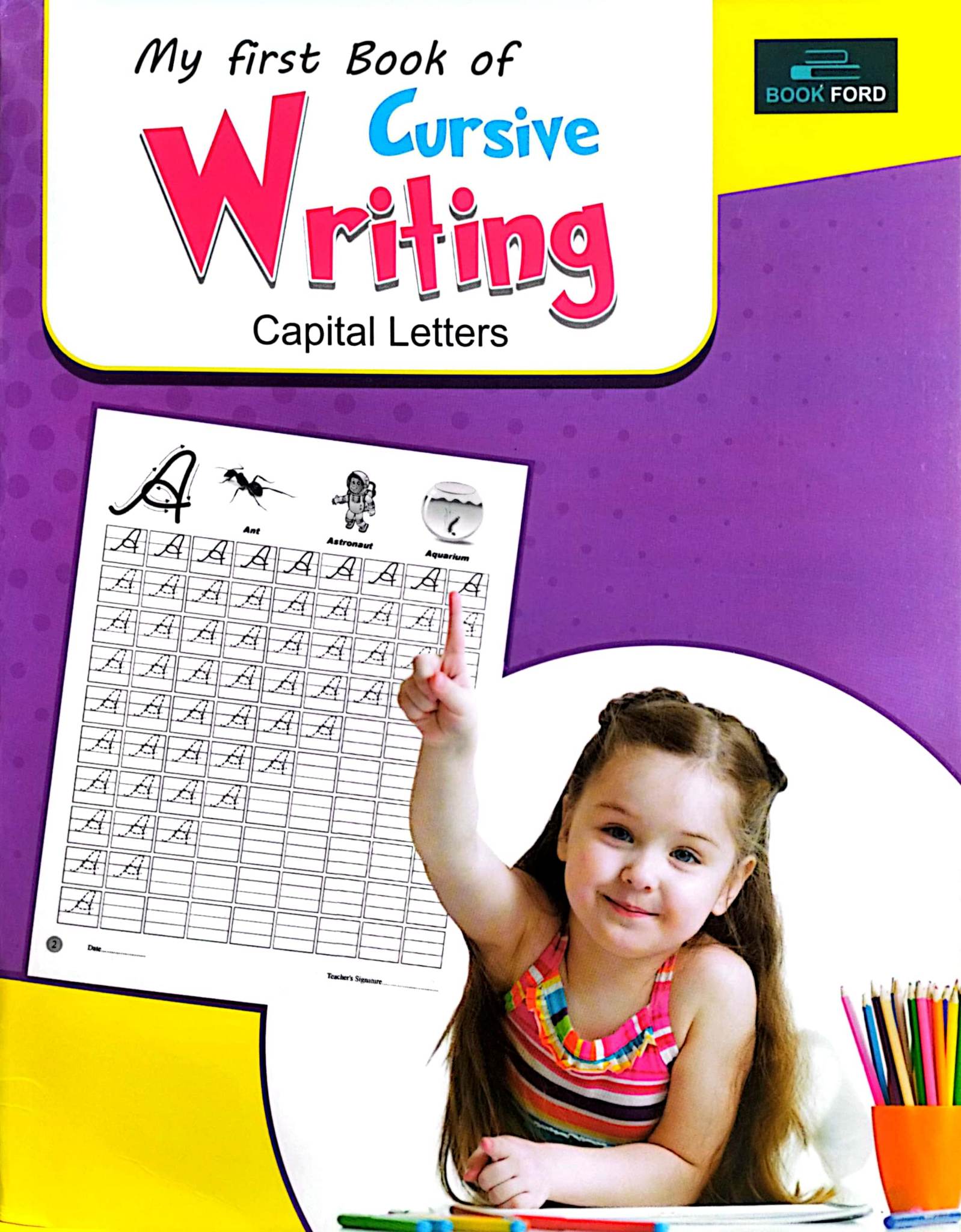 My first Book of Cursive Writing Capital Letters (পেপারব্যাক)