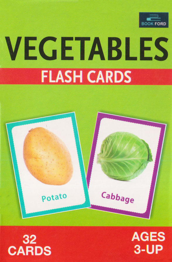 Vegetables Flash Card (হার্ডকভার)