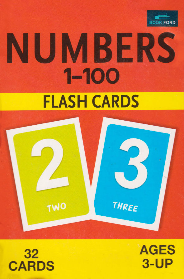 Numbers 1-100 Flash Card (হার্ডকভার)