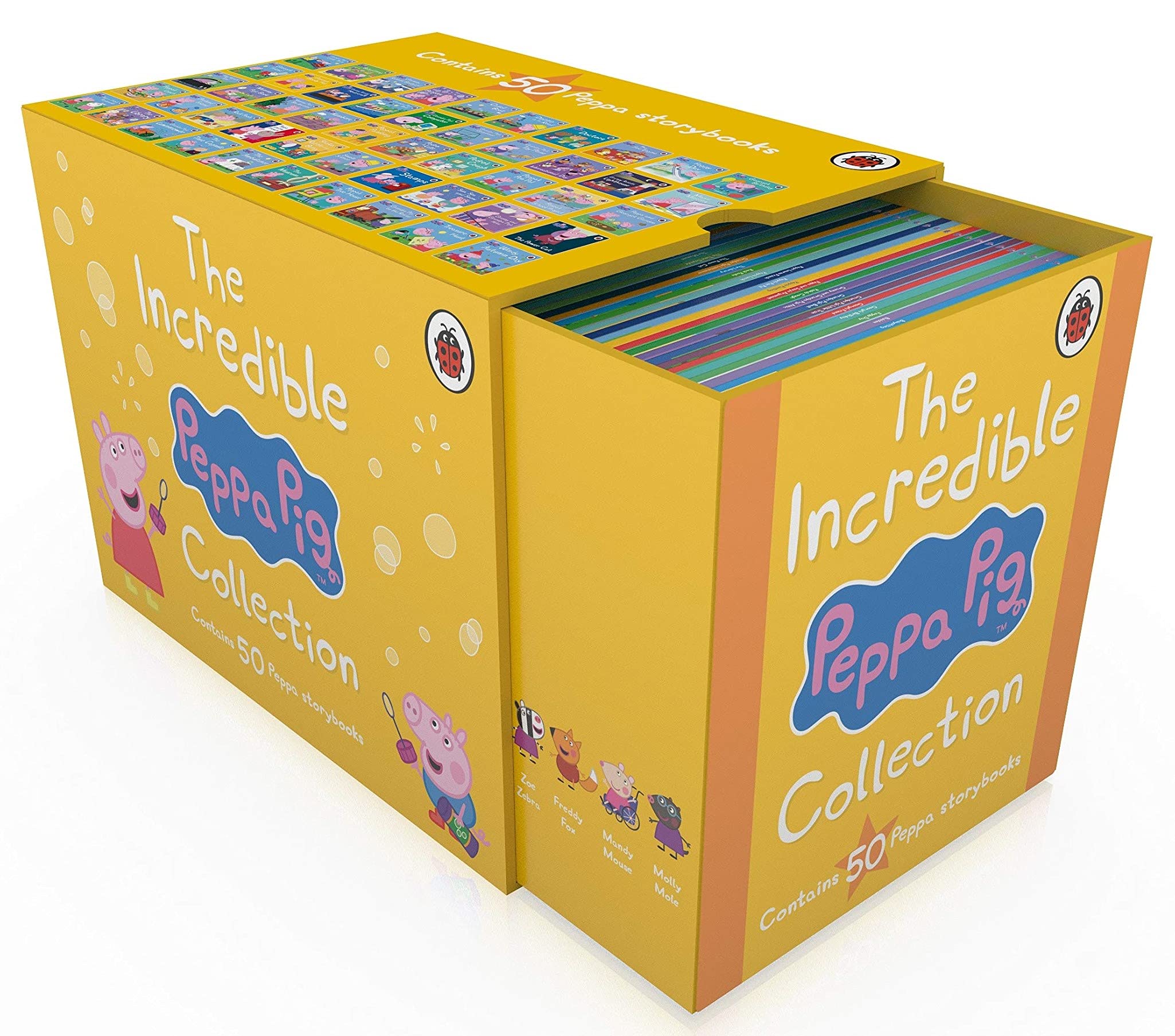 The Incredible Peppa Pig Collection (Yellow) Contains 50 Peppa Storybooks (পেপারব্যাক)