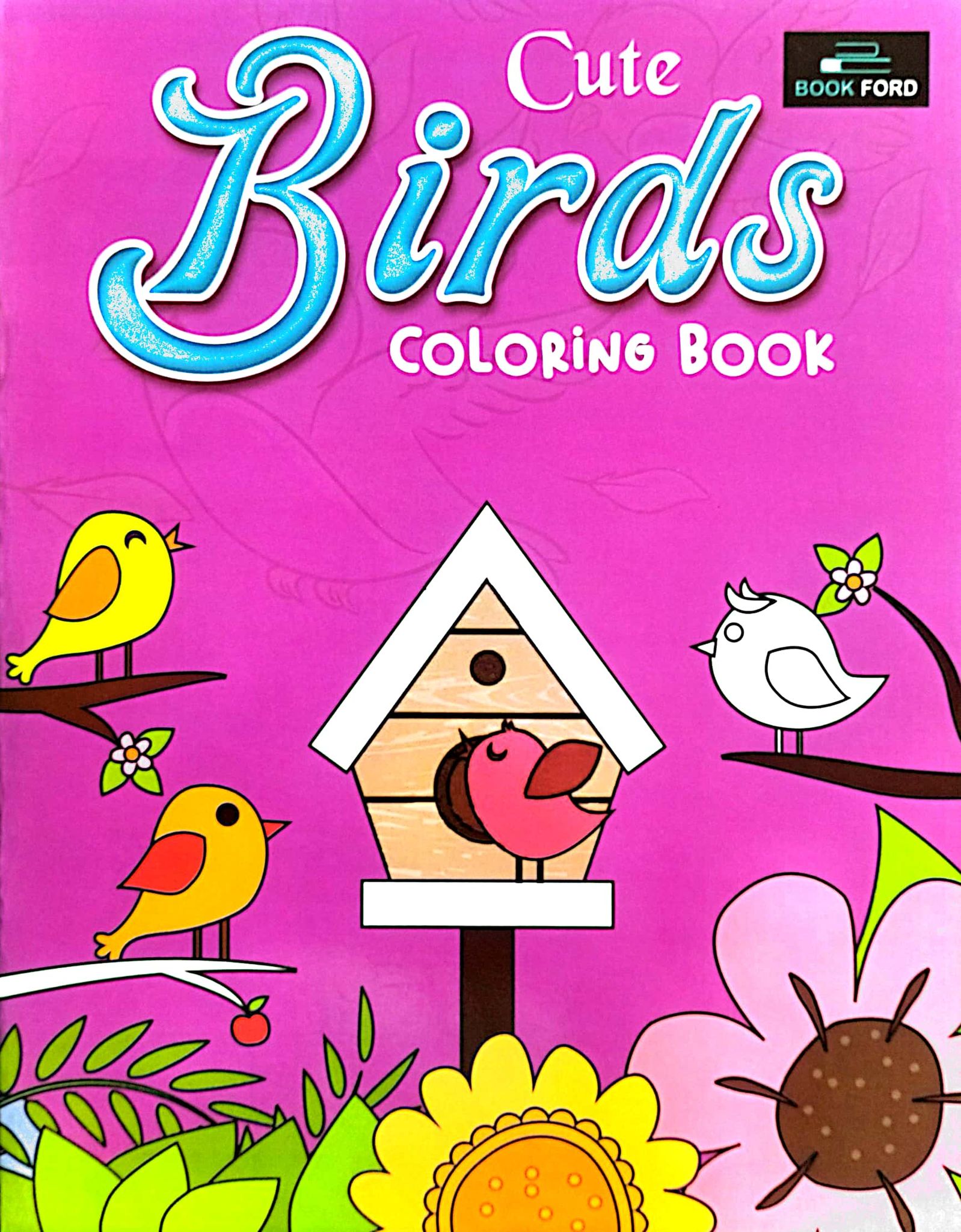 Cute Birds Coloring Book (পেপারব্যাক)