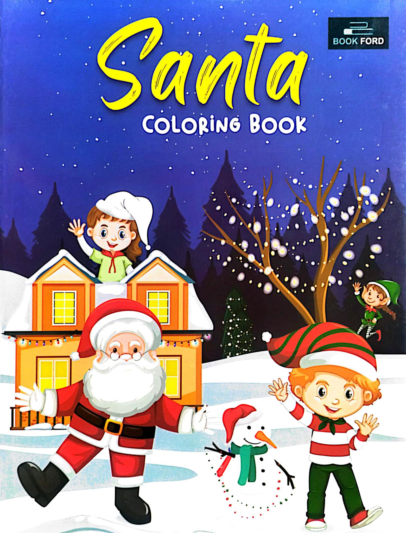Santa Coloring Book (পেপারব্যাক)