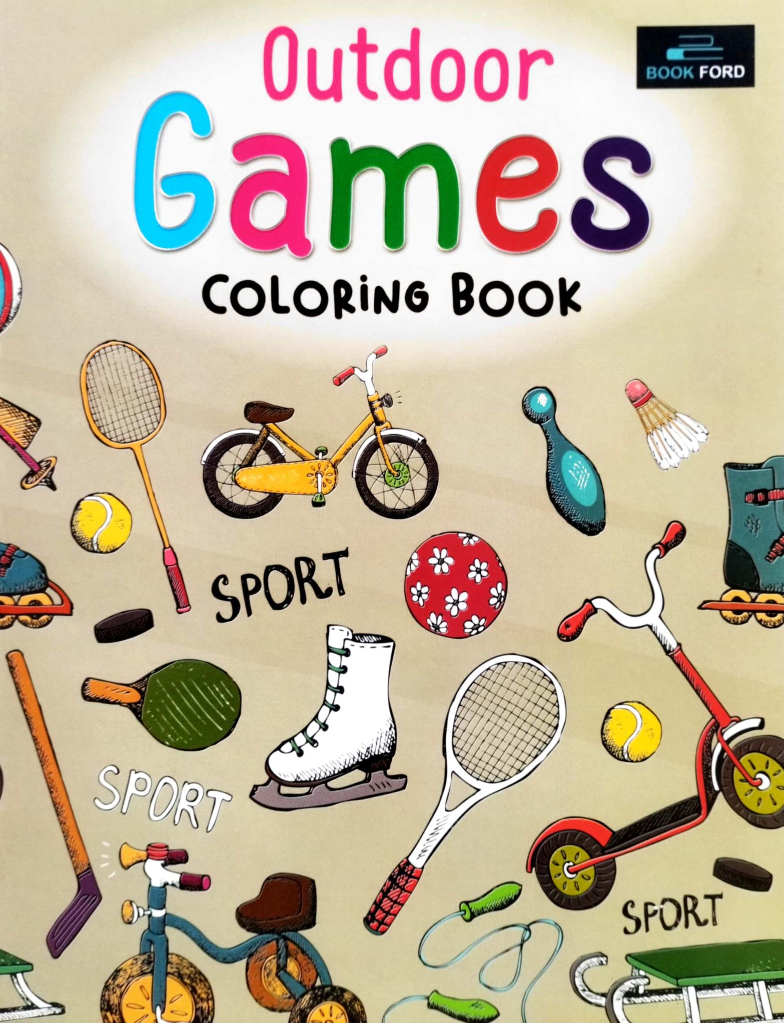 Outdoor Games Coloring Book (পেপারব্যাক)