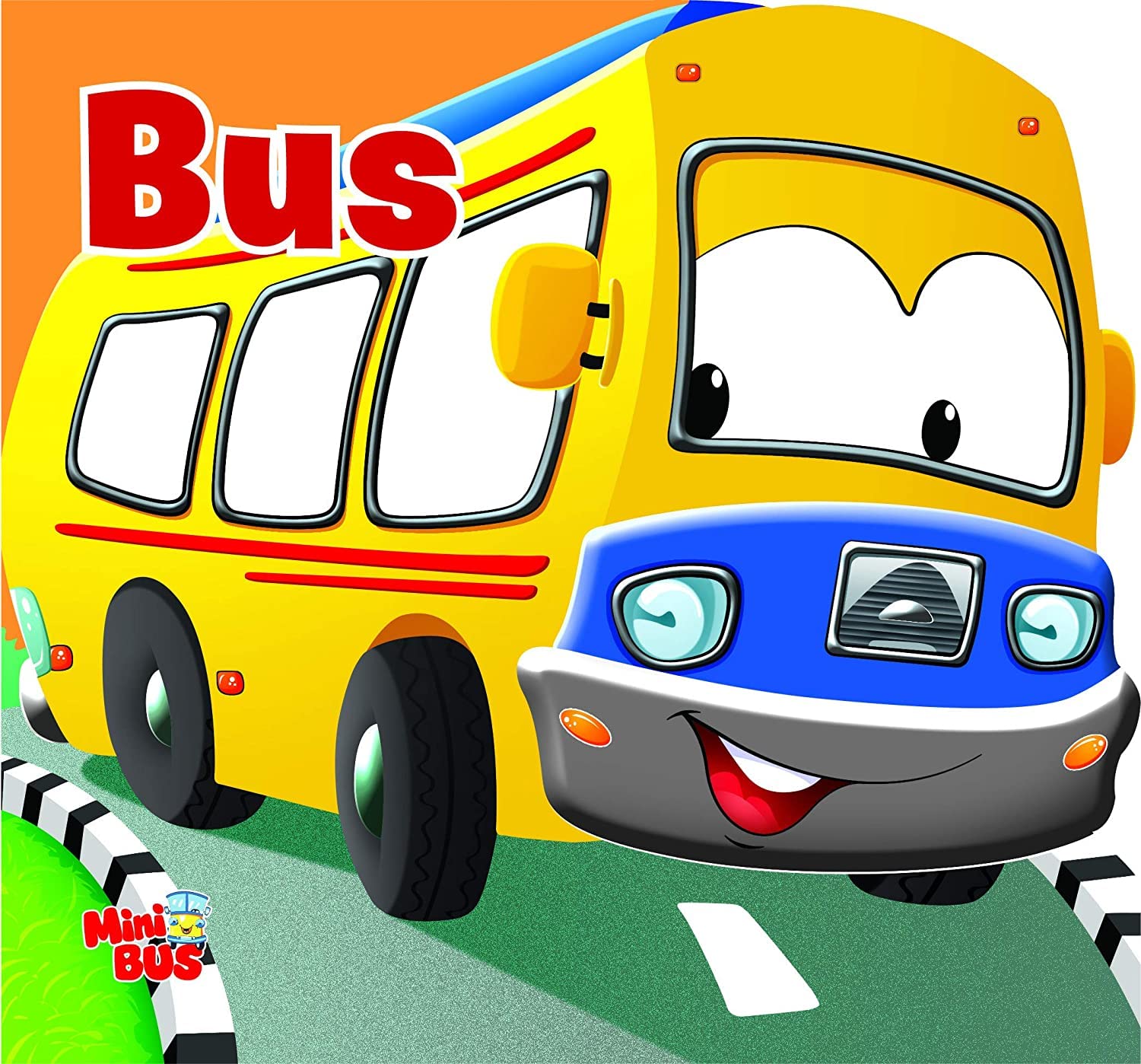 Board Book : Bus ( Transport ) - Cutout Board Books (হার্ডকভার)