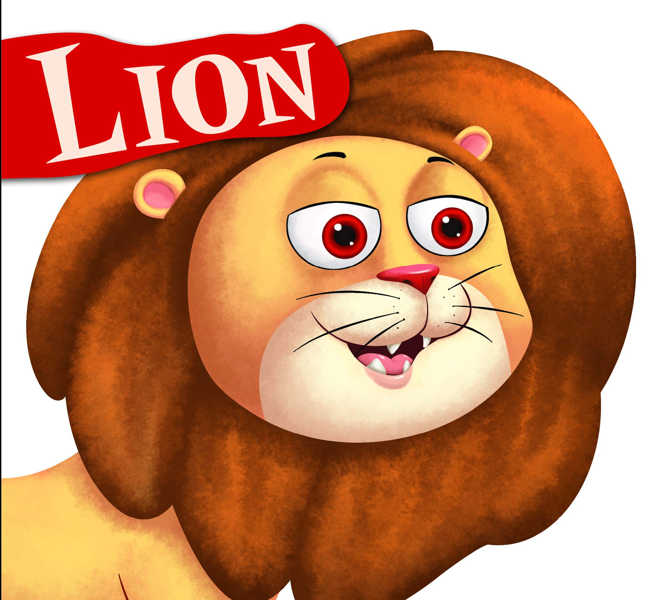 Board Book : Lion ( Animals and Birds ) - Cutout Board Books (হার্ডকভার)