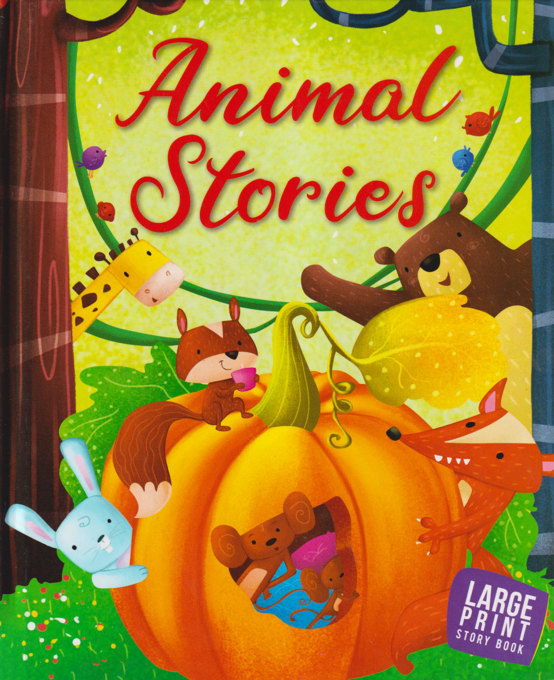 Large Print Story Book : Animal Stories (হার্ডকভার)