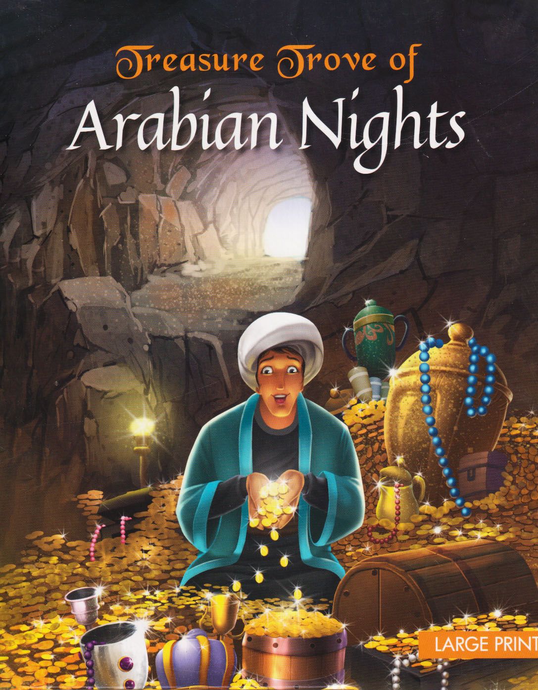 Large Print : Treasure Trove of Arabian Nights (হার্ডকভার)