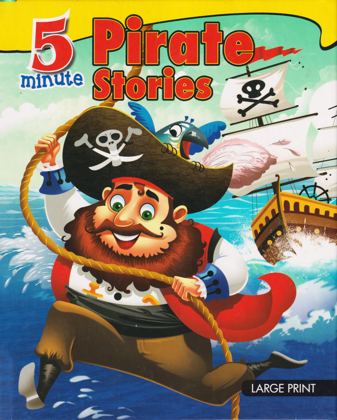 Large Print : 5 Minute Pirate Stories (হার্ডকভার)