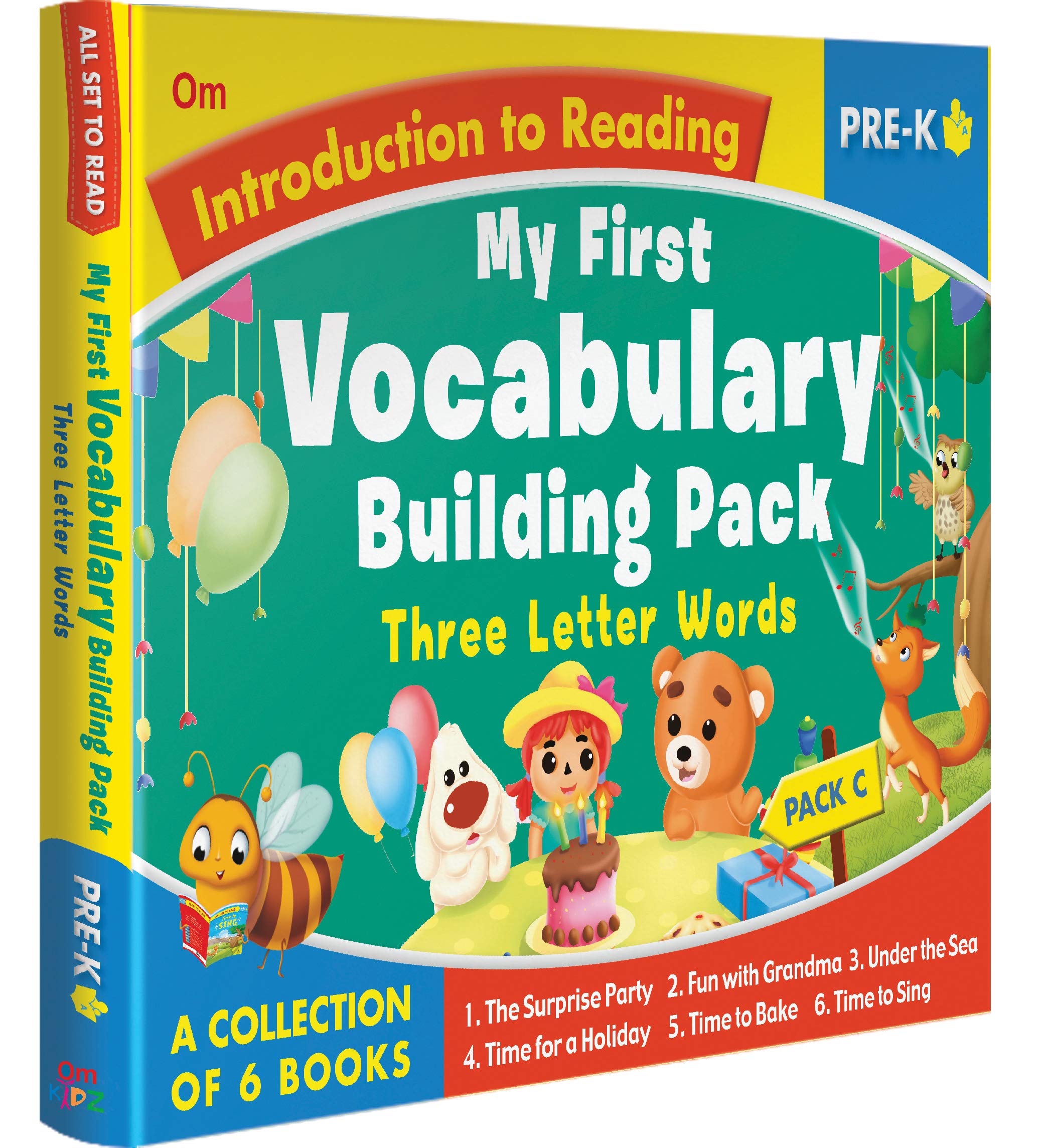 My First Vocabulary Building Pack Three Letter words A Collection of 6 Books (পেপারব্যাক)