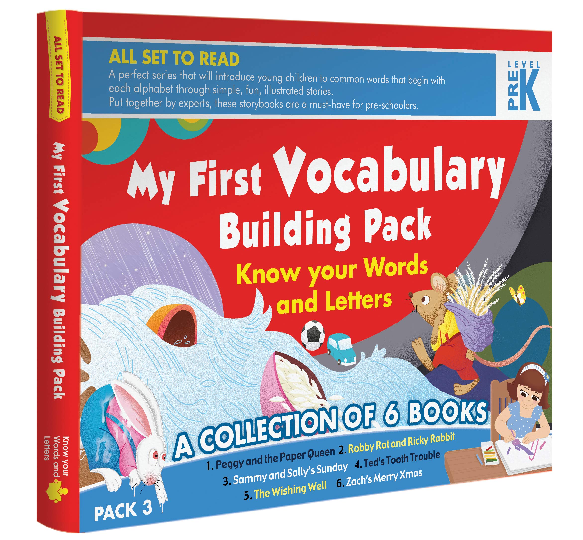 My First Vocabulary Building Pack Know your words and Letters A Collection of 6 Books (পেপারব্যাক)