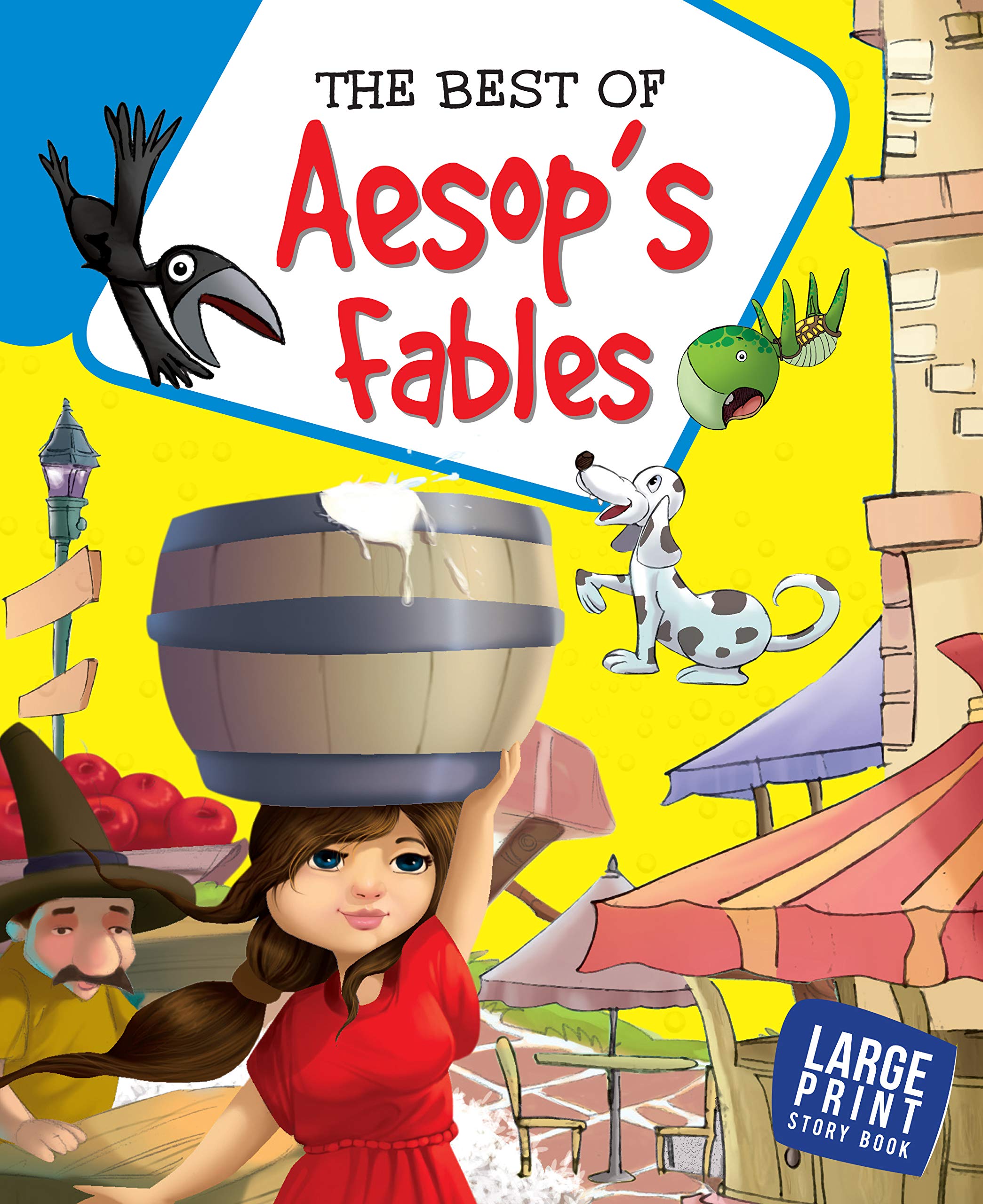 Large Print Story Book : The Best of Aesops Fables (হার্ডকভার)