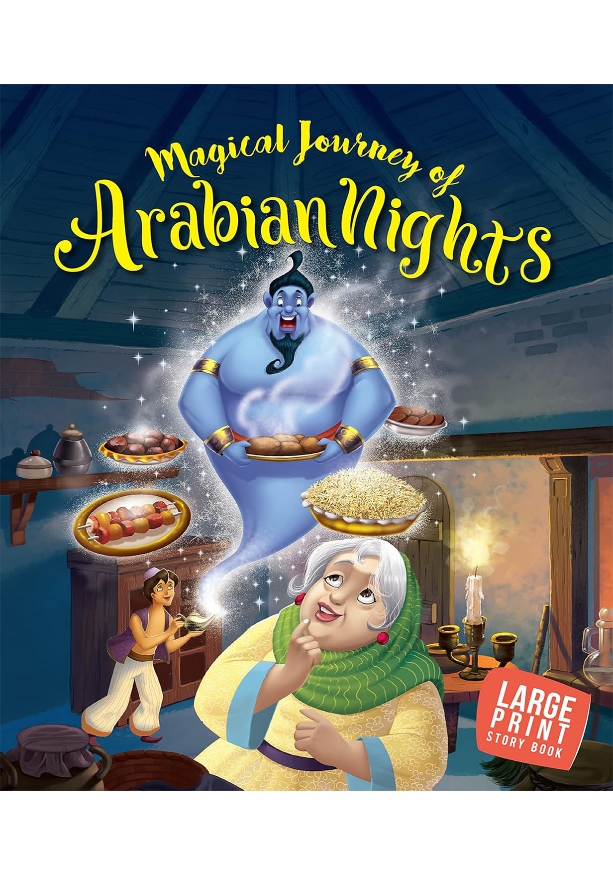 Magical Journey of Arabian Nights : Large Print (পেপারব্যাক)