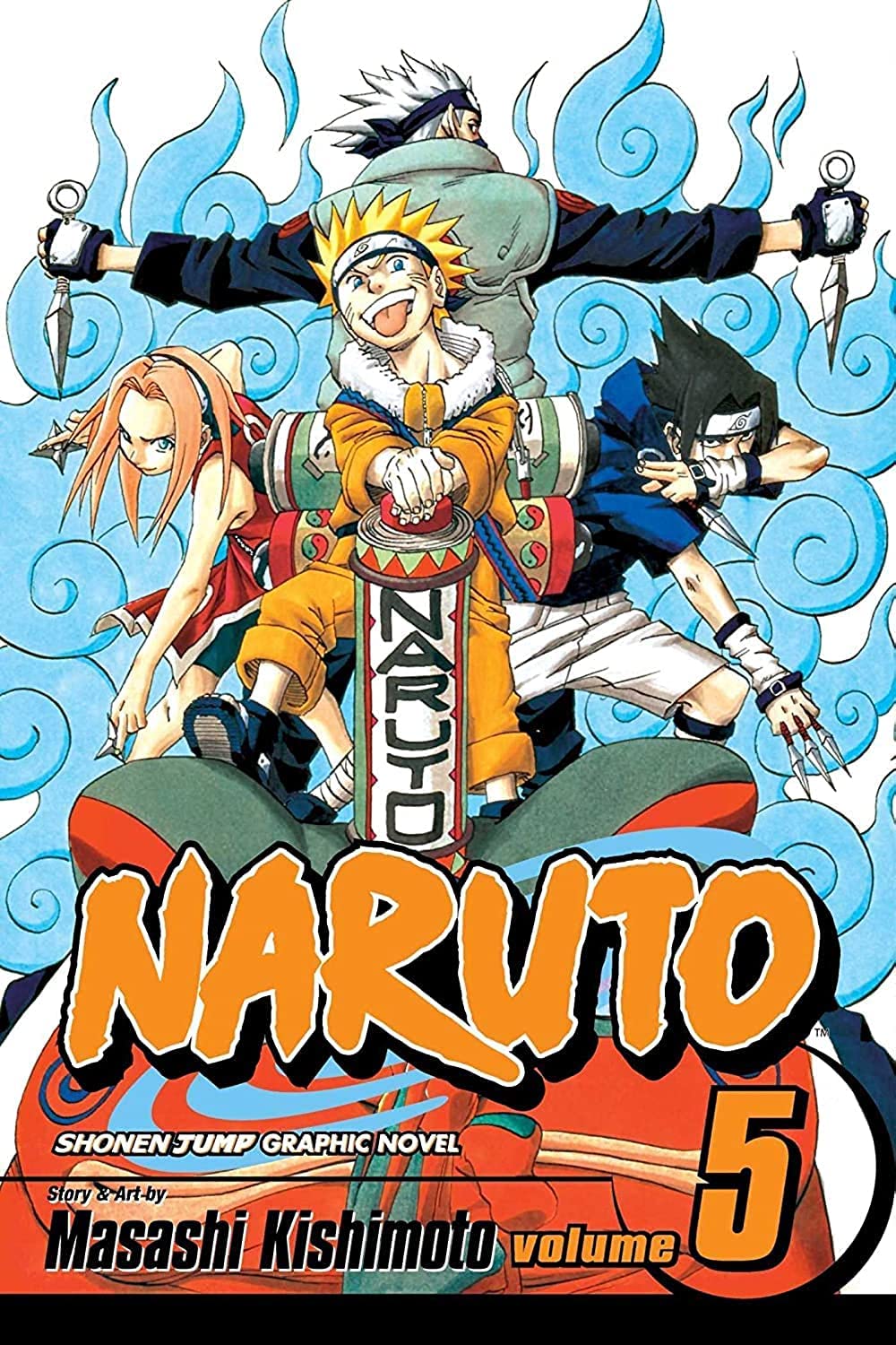 Naruto Vol. 5 - The Challengers (পেপারব্যাক)