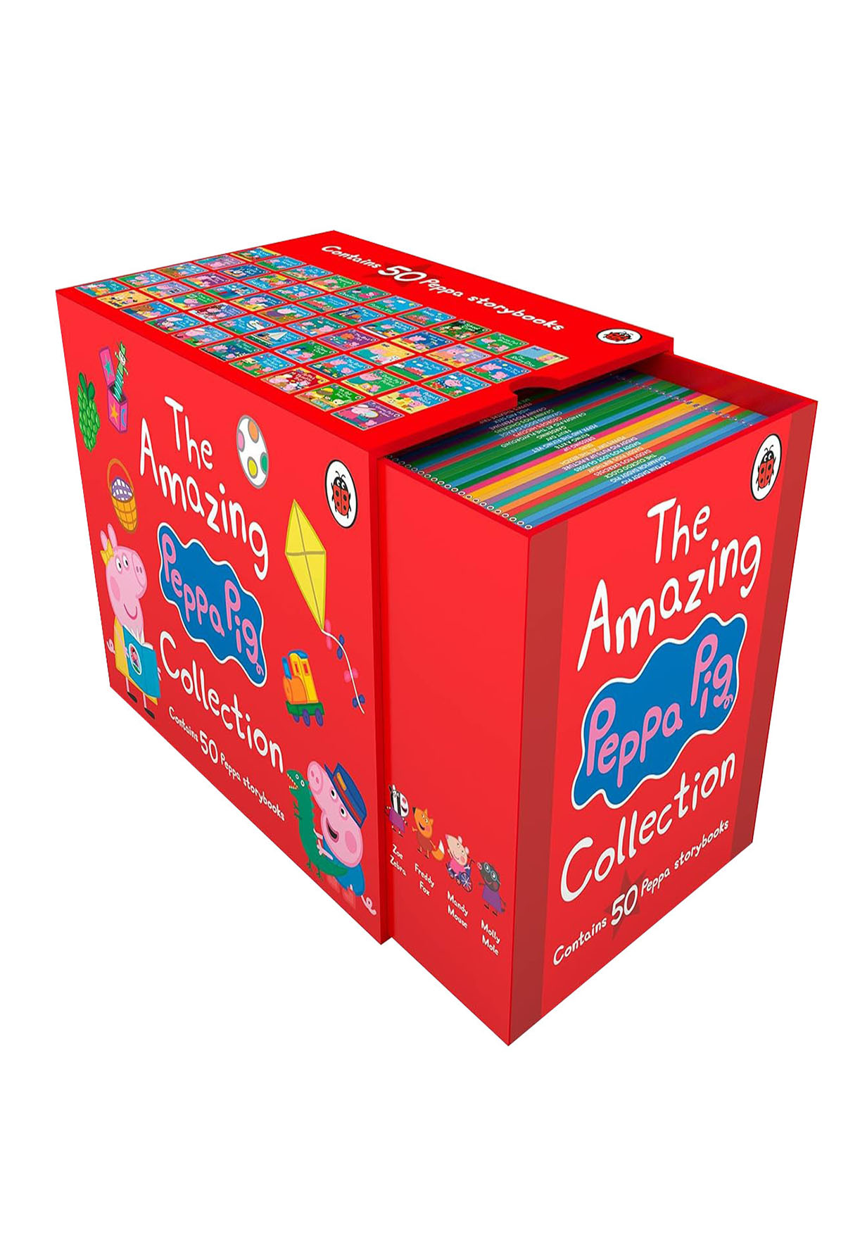 The Amazing Peppa Pig Collection (Red) Collection Contains 50 Peppa Storybooks (পেপারব্যাক)